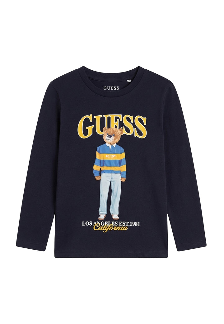 T-shirt blu navy per bambino