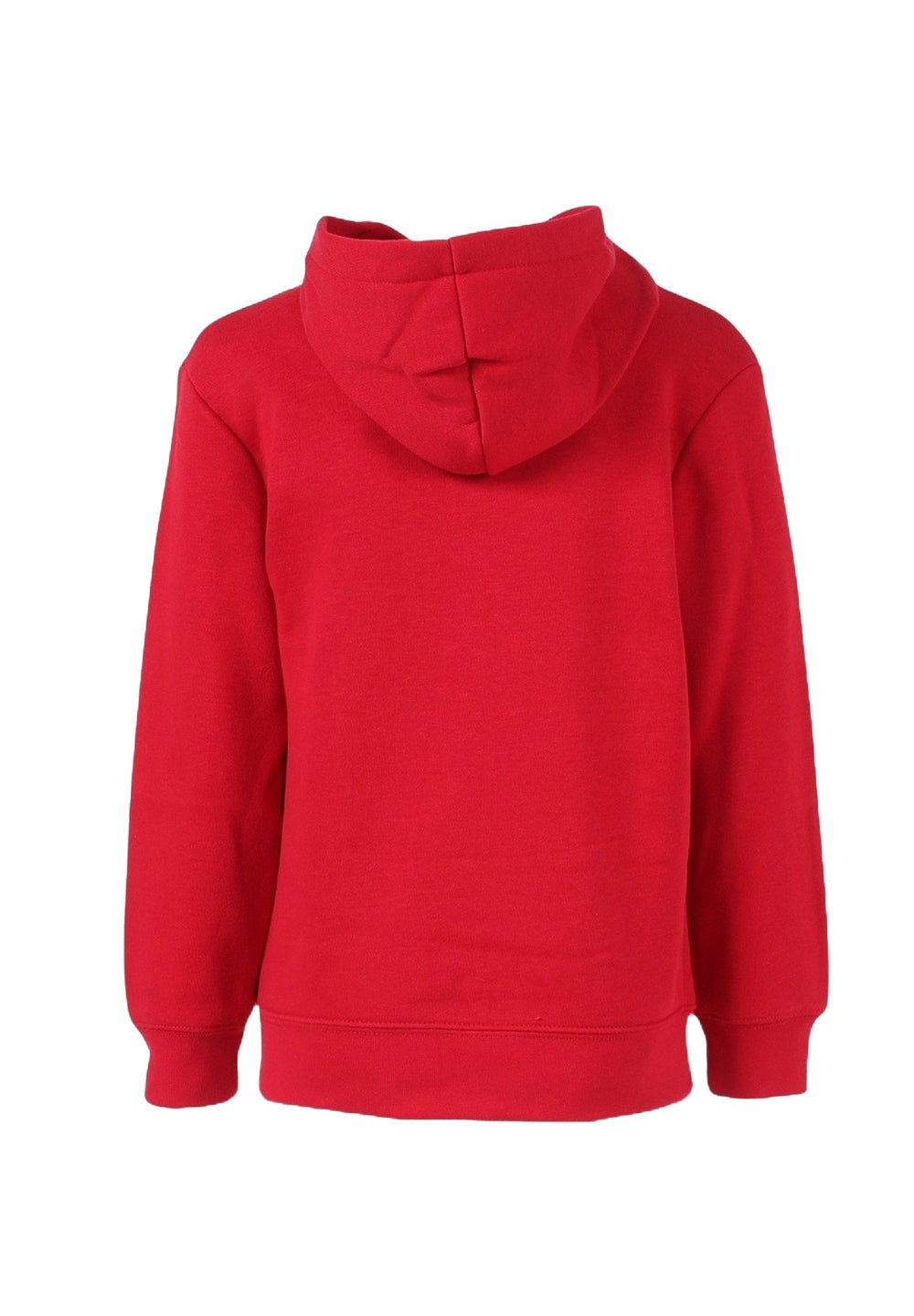 Red hooded sweatshirt for boy