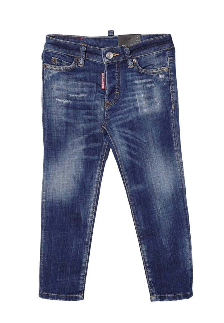 Jeans blu denim per bambino