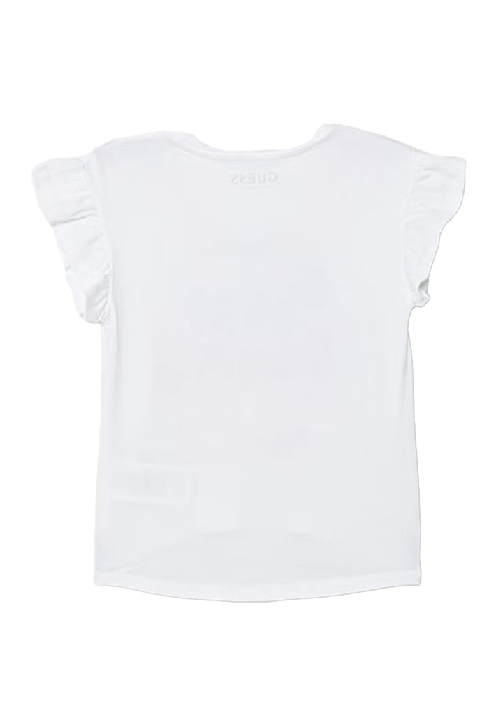 T-shirt bianca per bambina