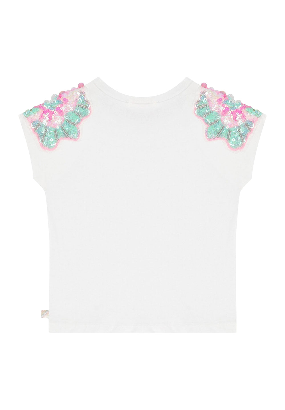 T-shirt bianca per bambina