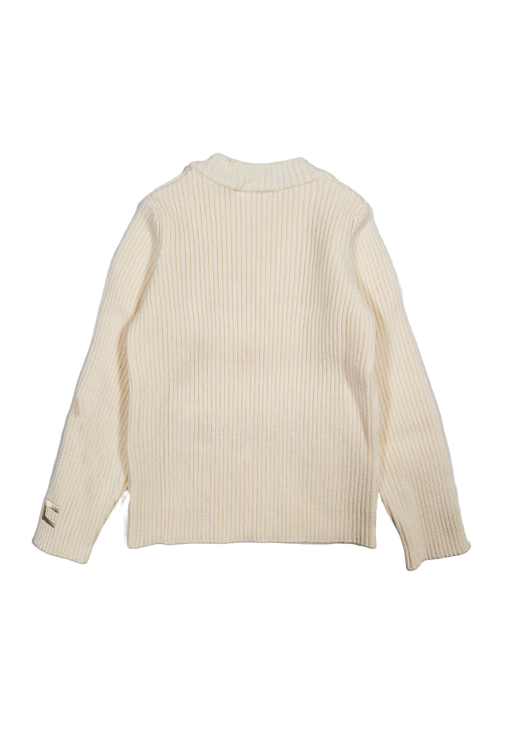 Cream sweater for baby girls