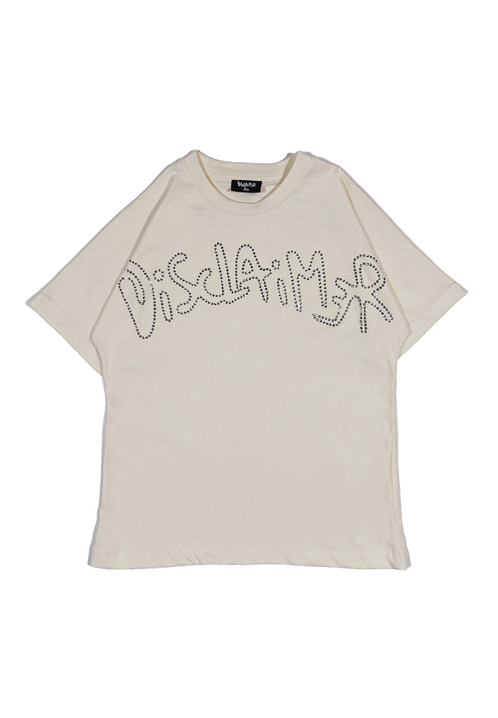 T-shirt crema per bambina