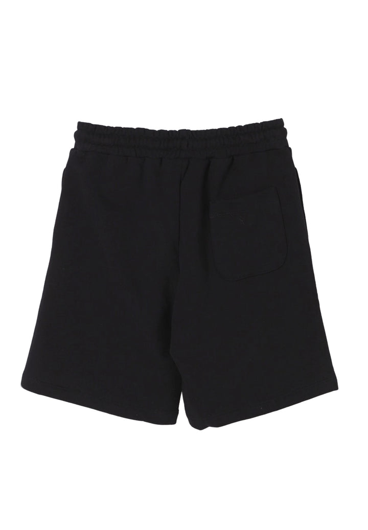 Bermuda felpa nero per bambino