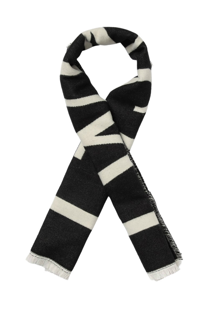 Sciarpa nera per bambina