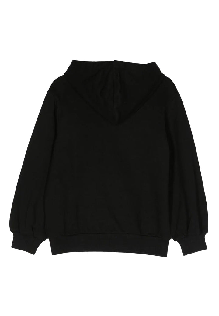 Black hooded sweatshirt for boy