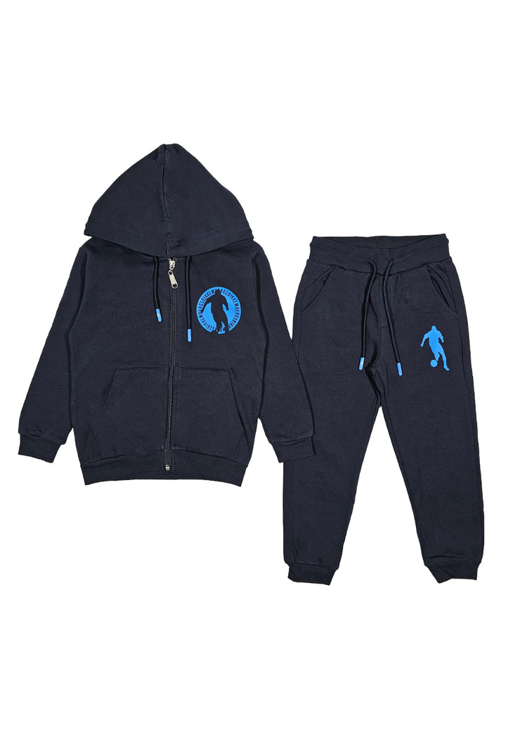 Blue sweatshirt set for boy