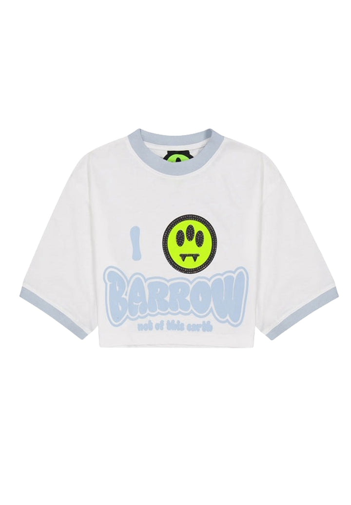 T-shirt bianca per bambina