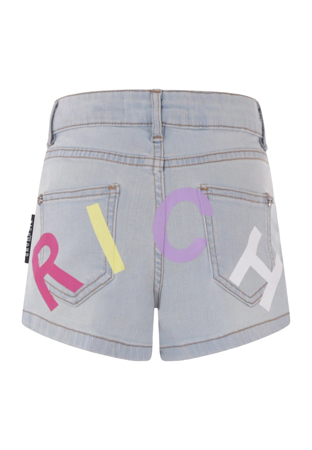 Short en jean bleu clair pour fille