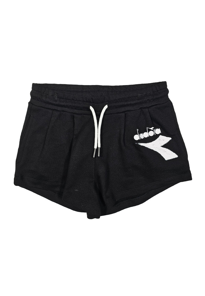 Short felpa nero per bambina - Primamoda kids