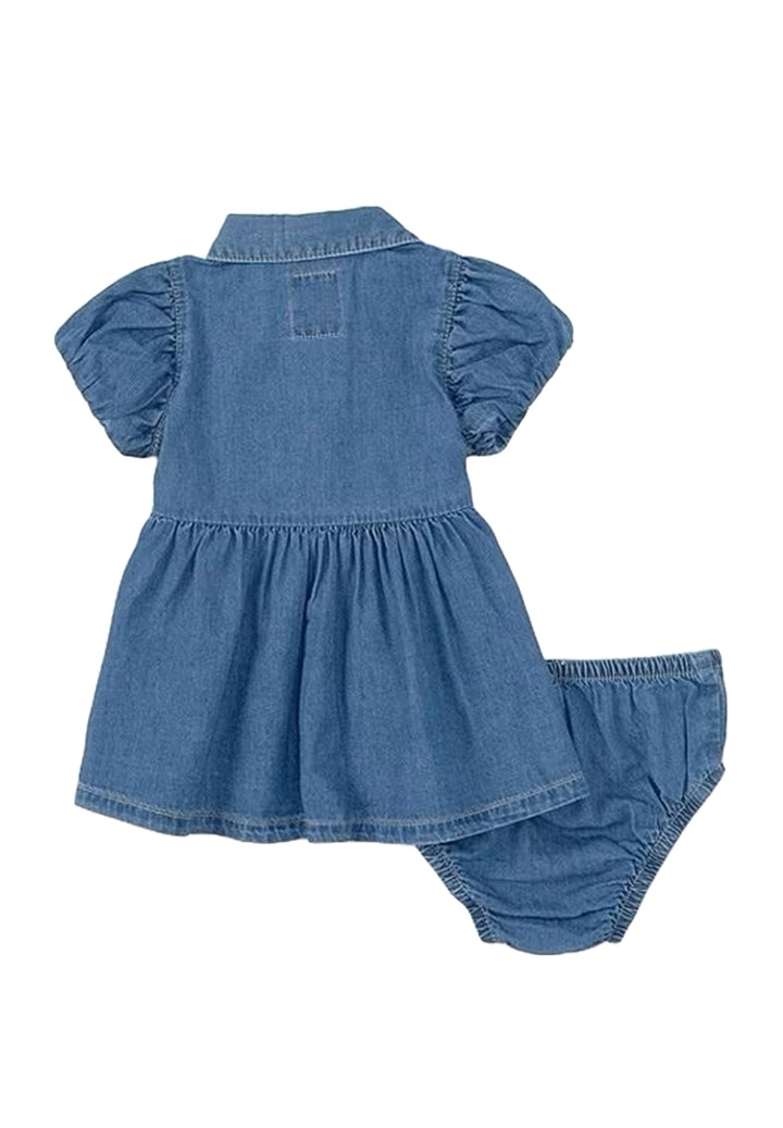 Vestito blu denim per bambina