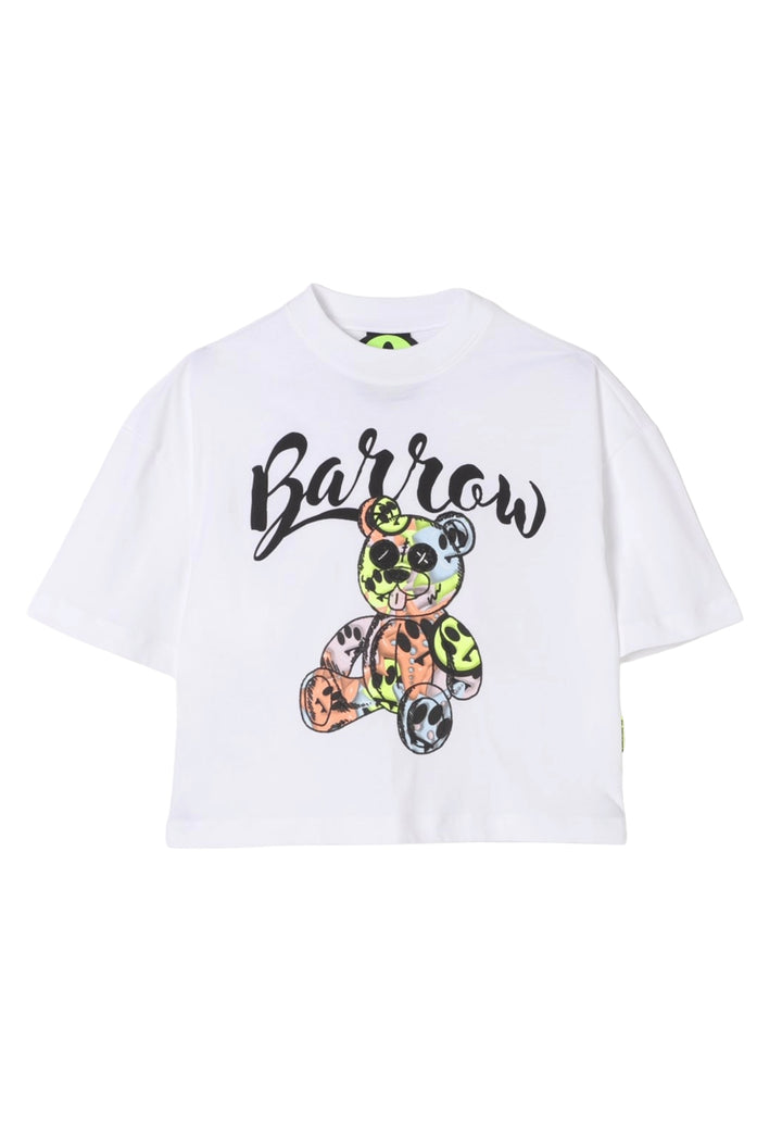 T-shirt bianca per bambina