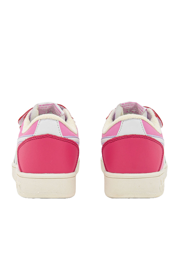 Scarpe bianche-rosa per bambina