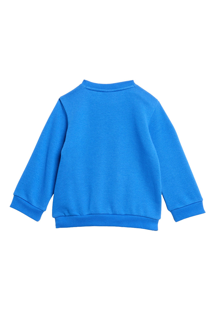 Completo felpa blu per neonato