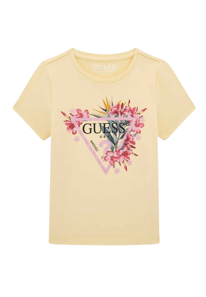 T-shirt gialla per bambina