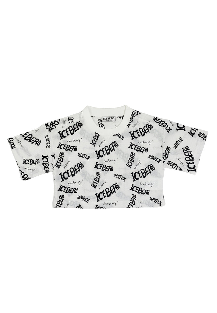 T-shirt bianca per bambina