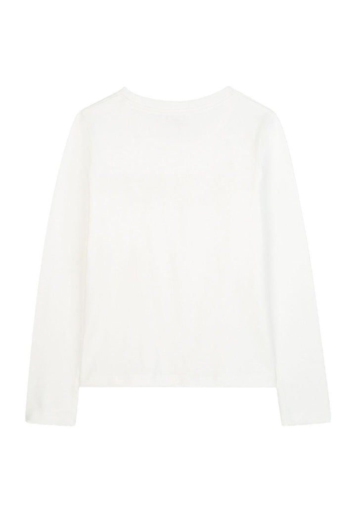 T-shirt bianca per bambina