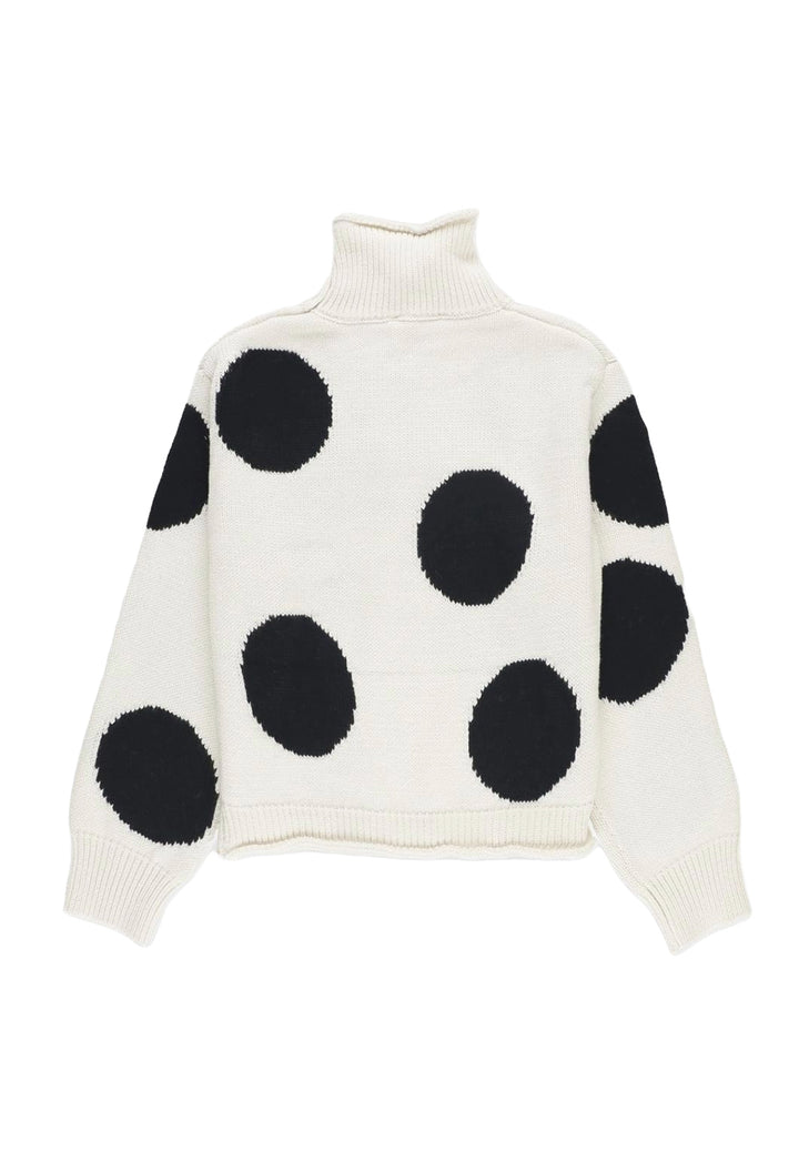 Maglione crema per bambina