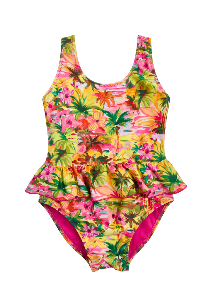 Costume intero multicolor per bambina