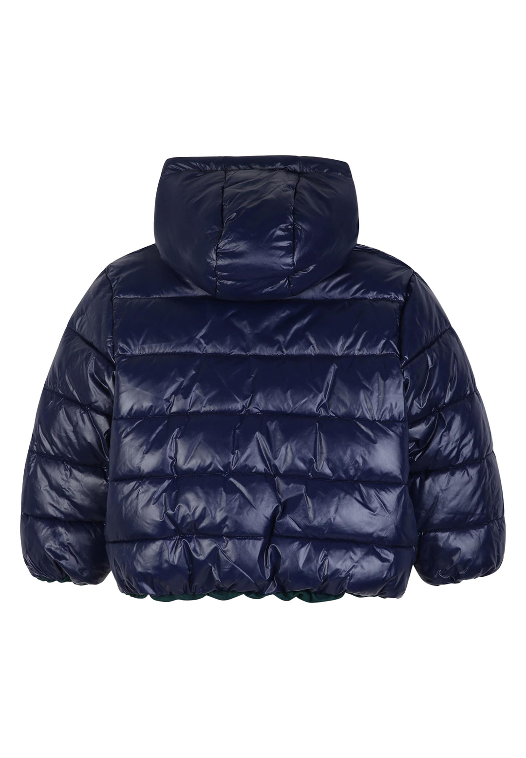 Giubbotto reversibile verde-blu per bambino
