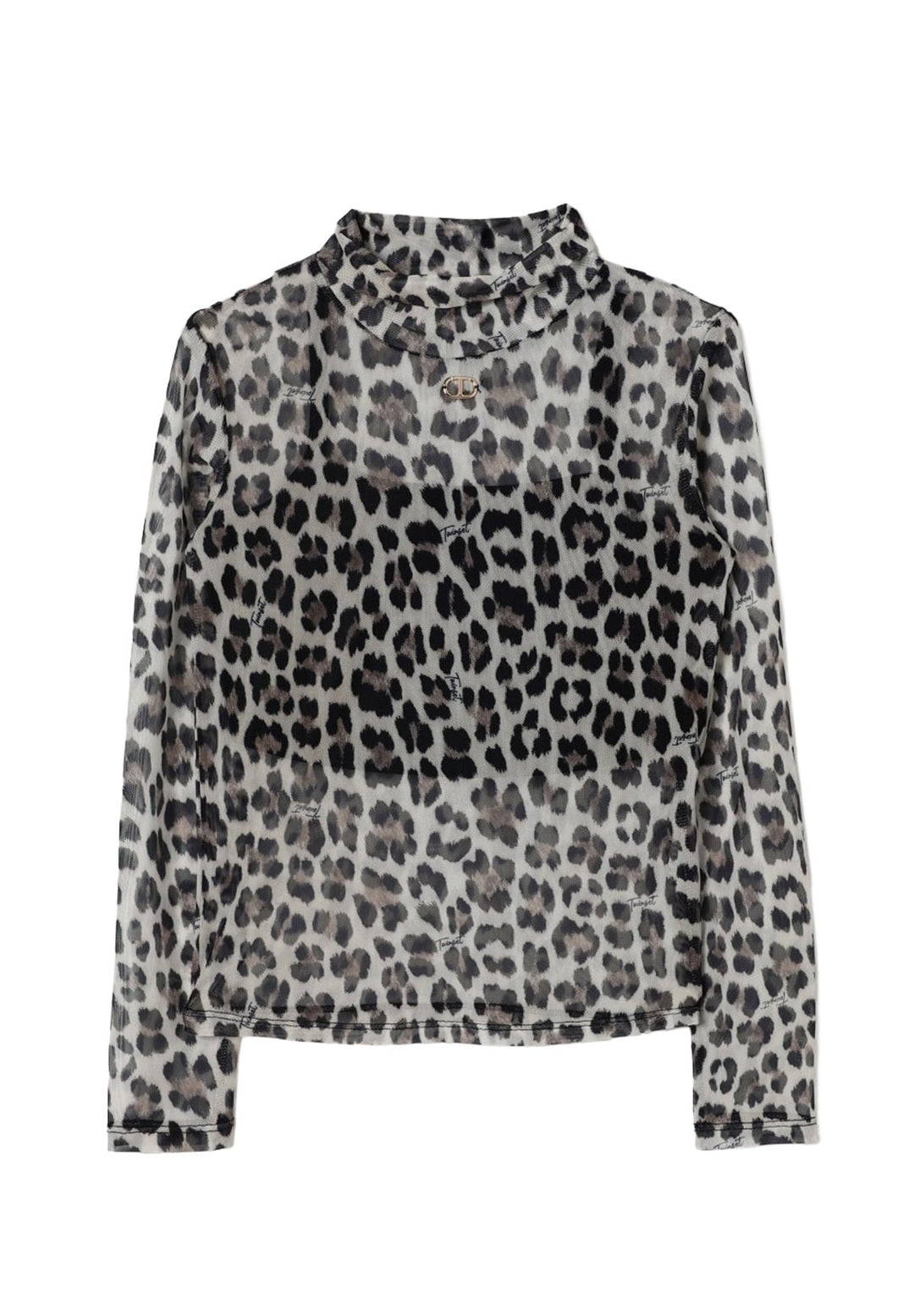 Lupetto tulle leopardato per bambina