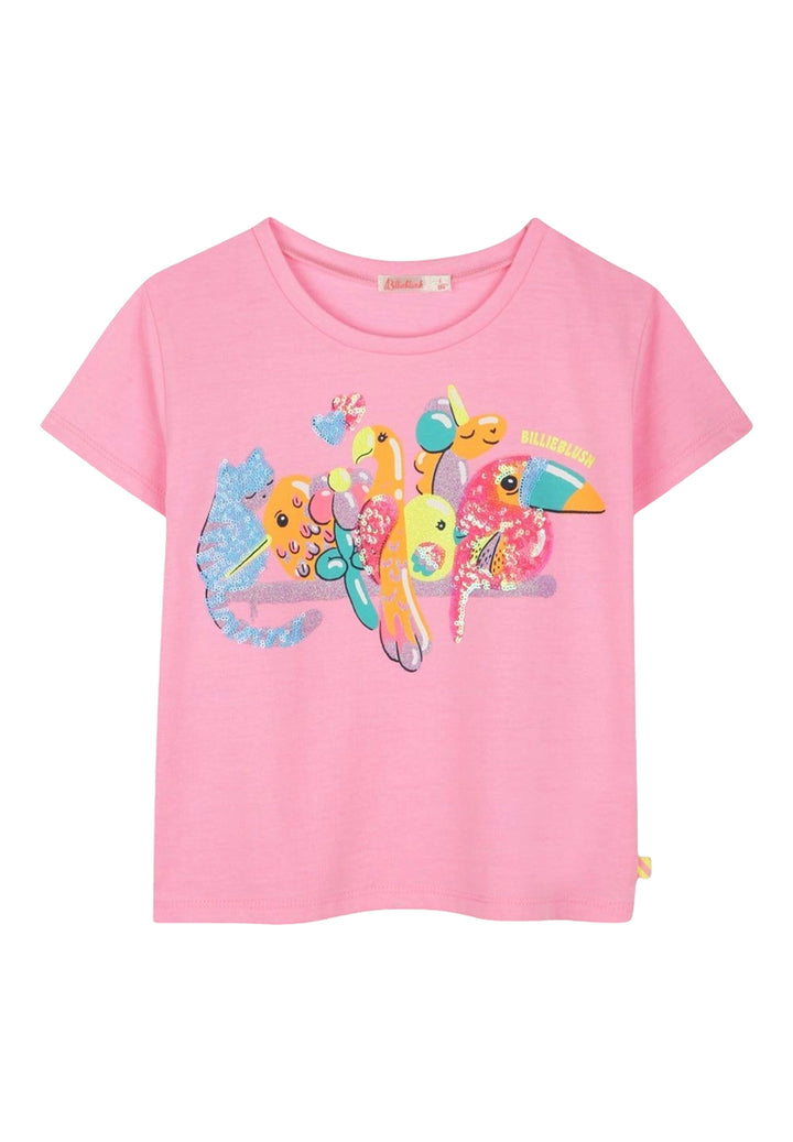 T-shirt rosa per bambina