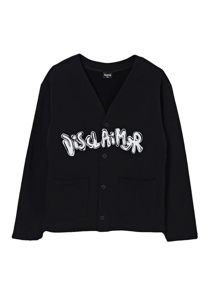 Cardigan felpa nero per bambino