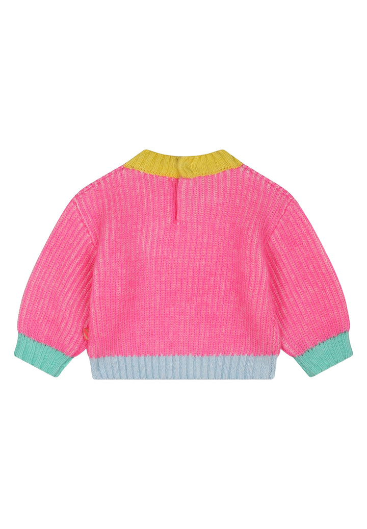 Pink sweater for baby girl