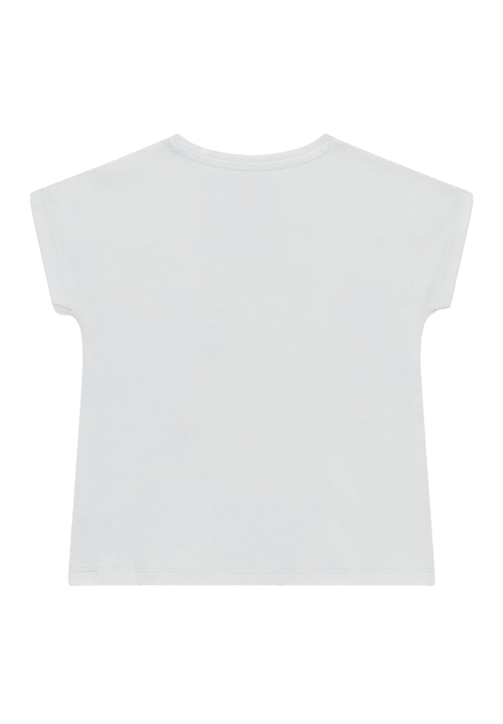 T-shirt bianca per bambina