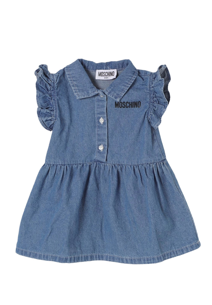 Blaues Jeanskleid für Mädchen