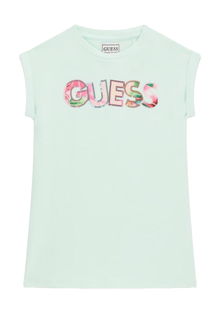 Vestito verde per bambina