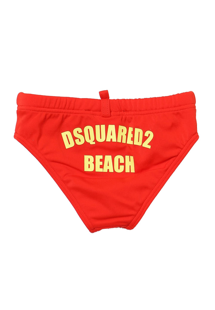 Costume slip rosso per bambino