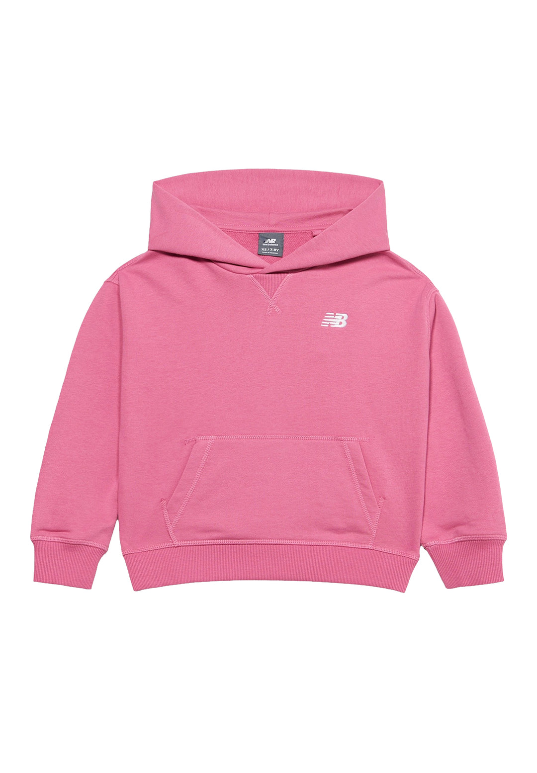 Felpa cappuccio rosa per bambina