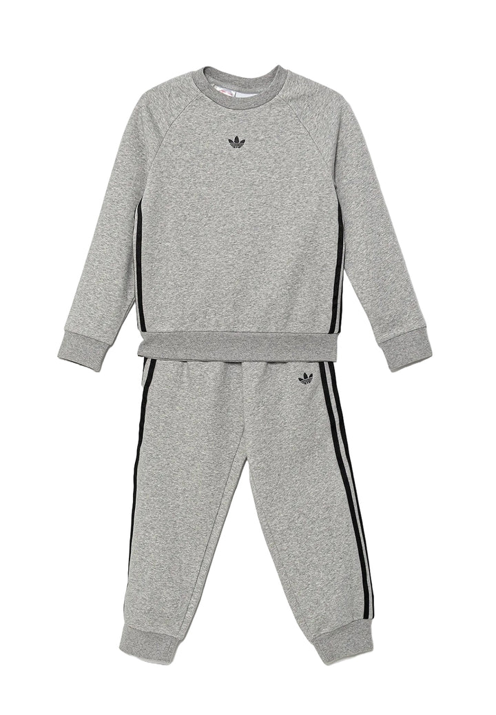 Completo felpa grigio per bambino