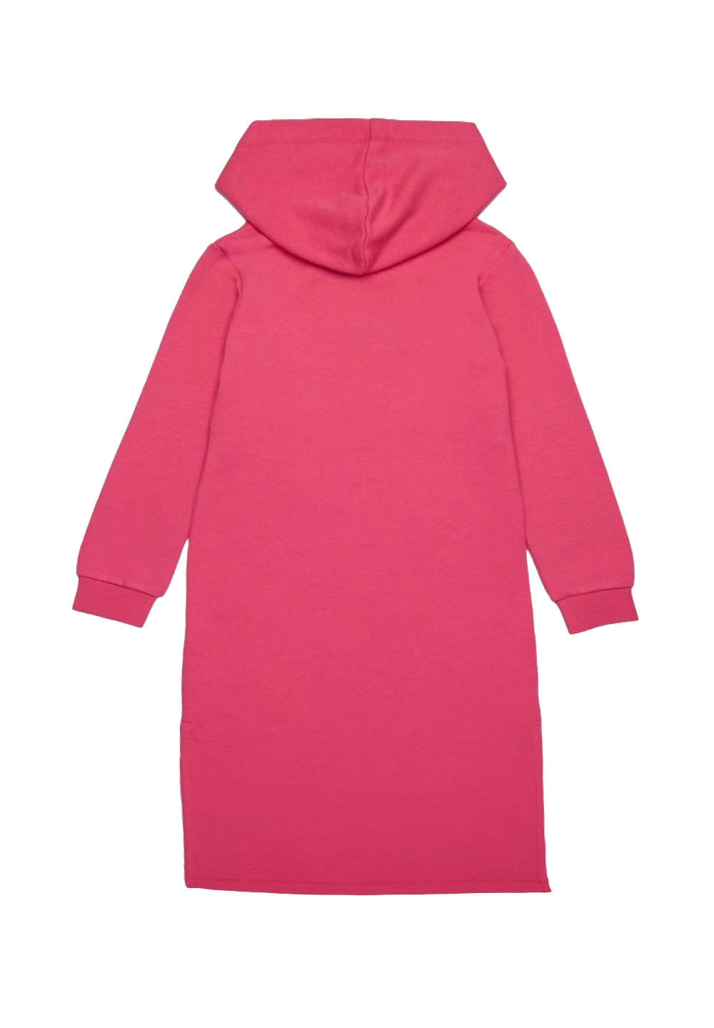 Vestito felpa fuxia per bambina