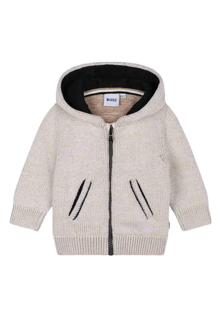 Cardigan beige per neonato