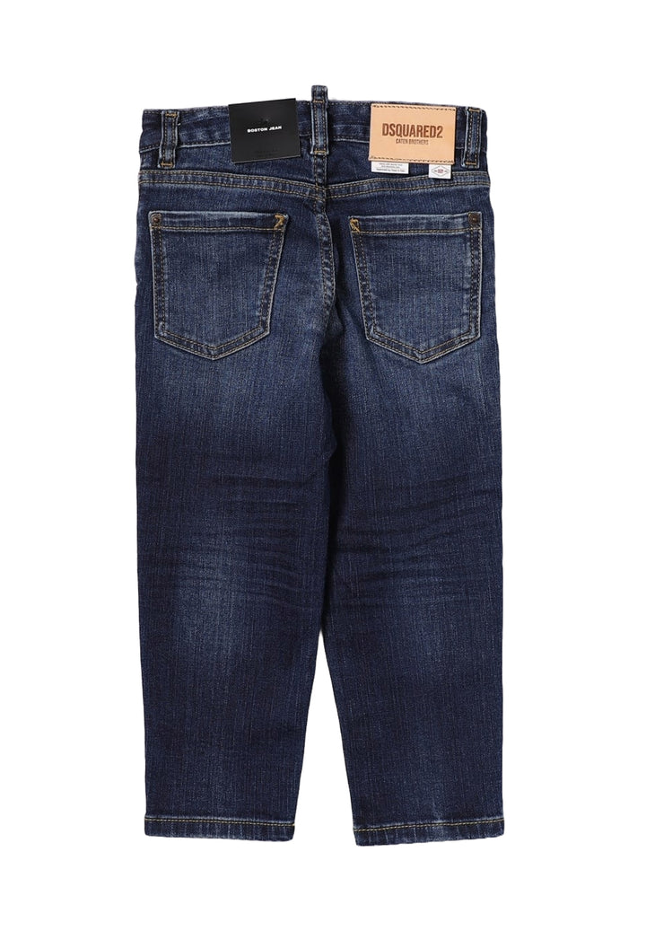 Jeans blu denim per bambino