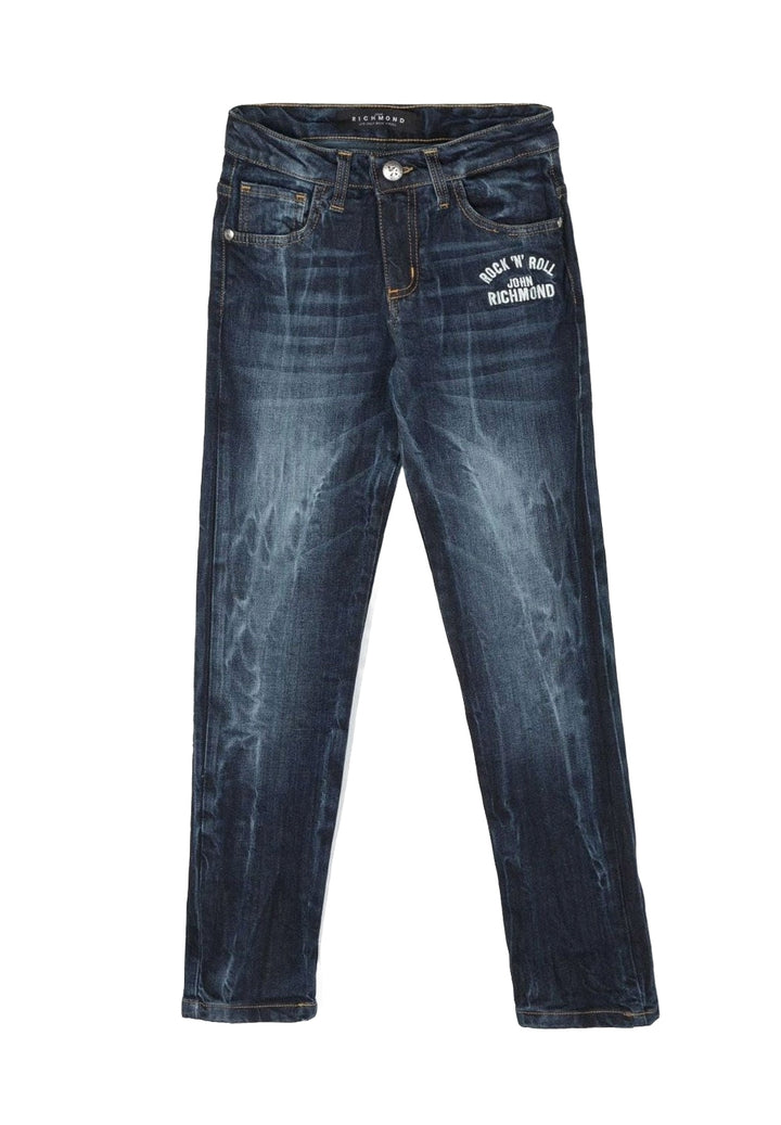 Jeans blu denim per bambino