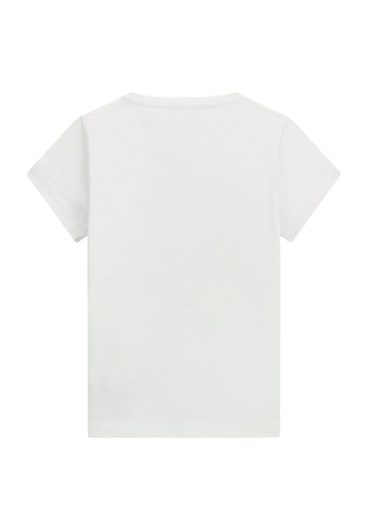 T-shirt bianca per neonata