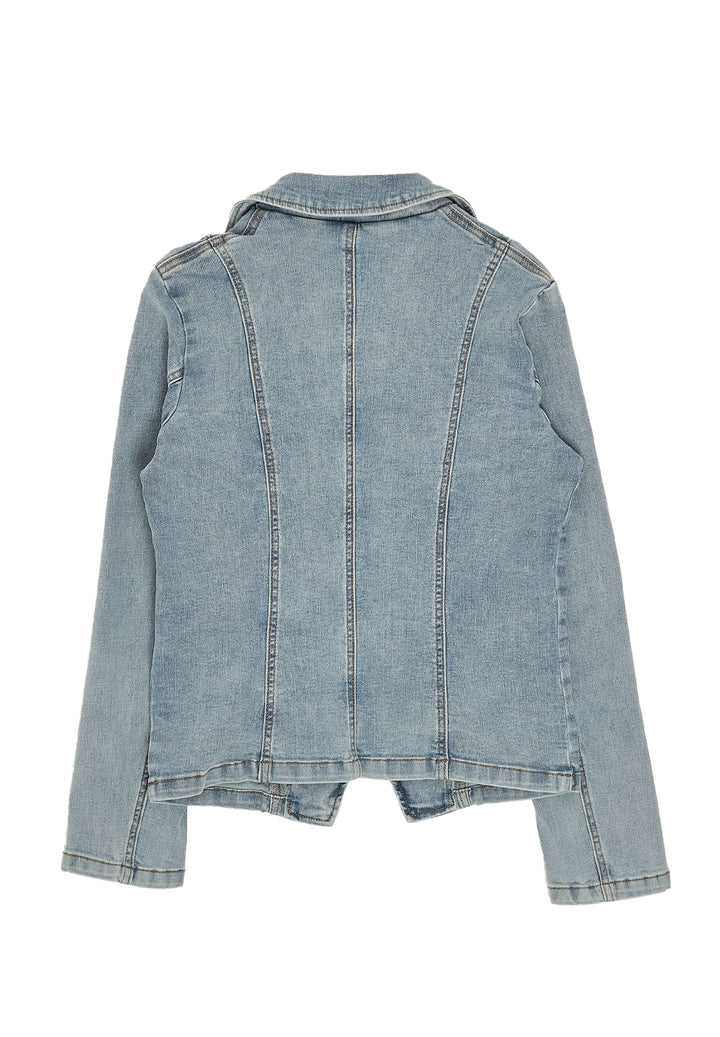 Blazer denim blu per bambina