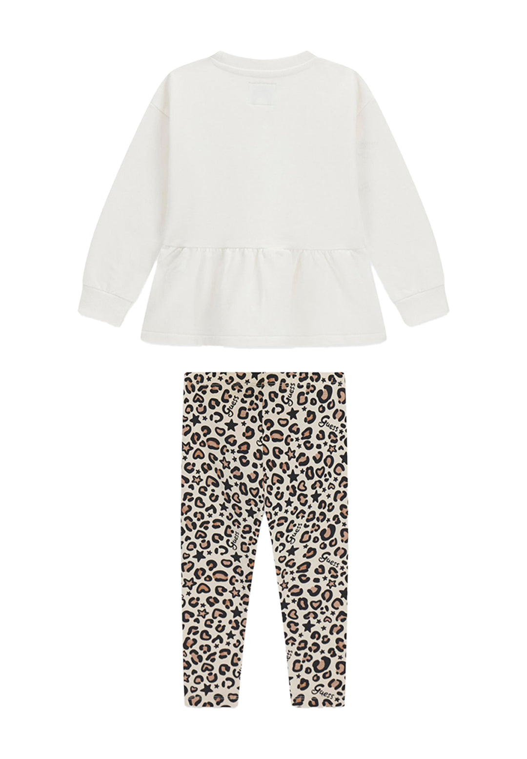 Completo beige per bambina