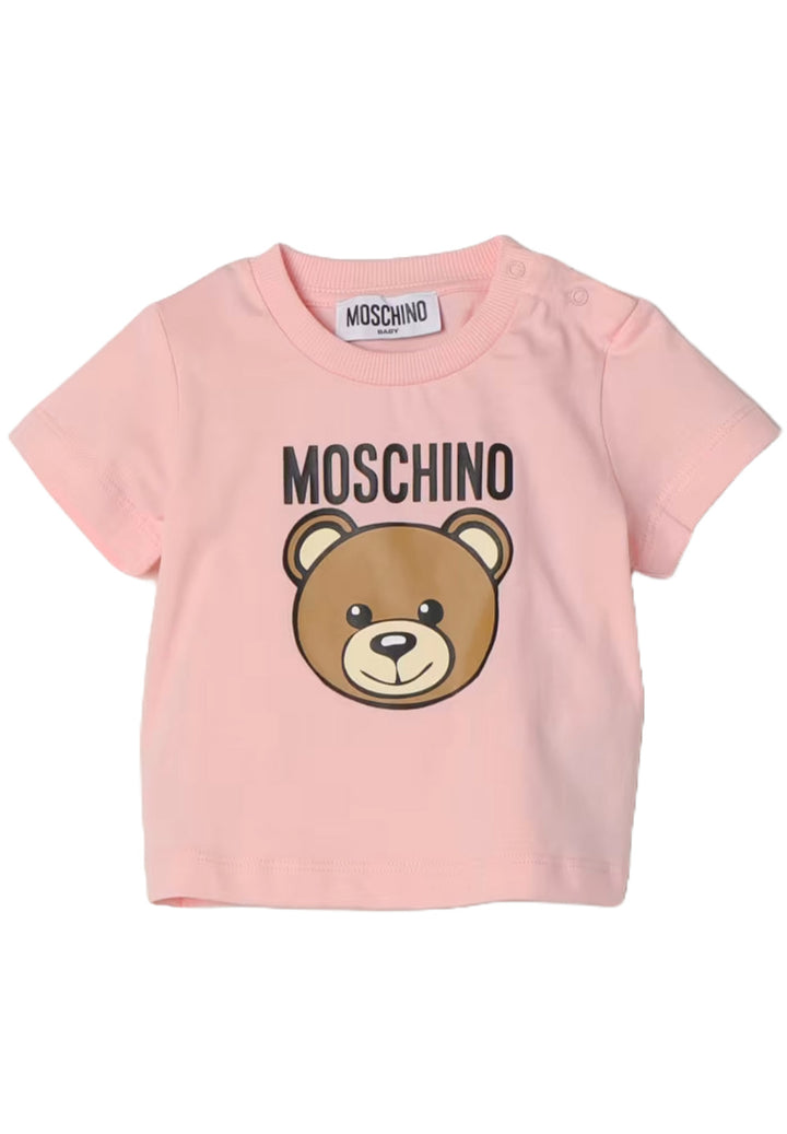 T-shirt rosa per neonato