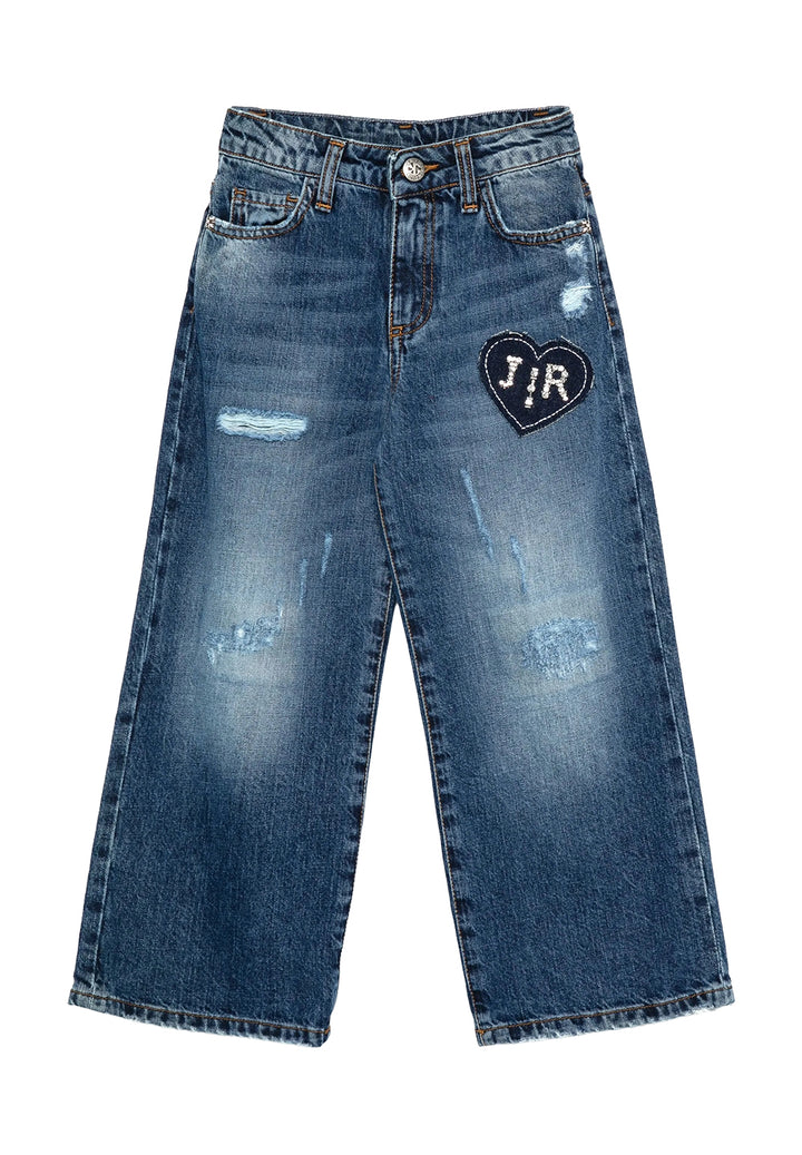 Jeans blu denim per bambina