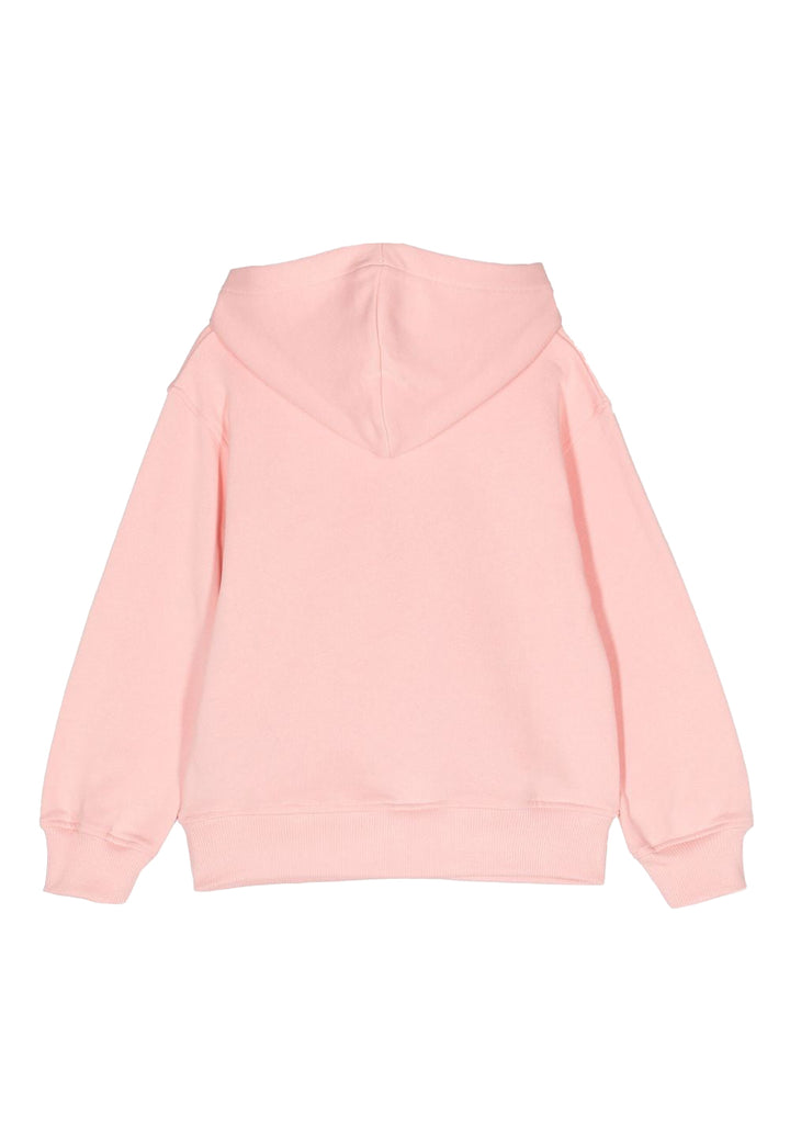 Pink hooded sweatshirt for girls