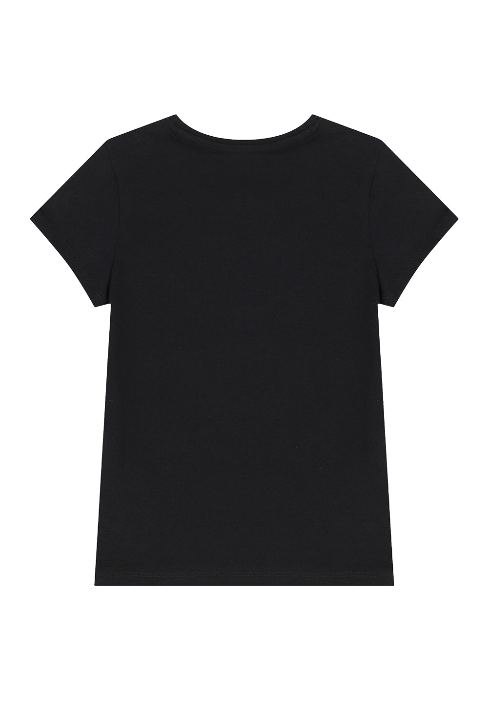 T-shirt nera per bambina