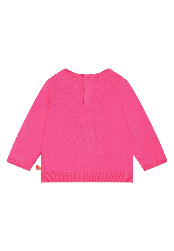 Pink sweater for baby girls