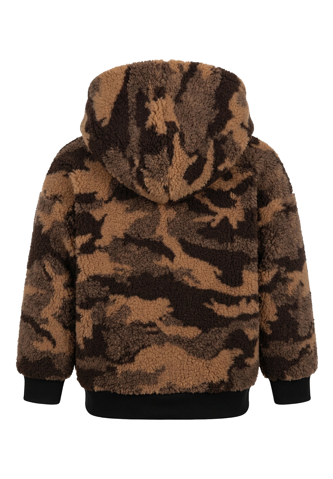 Giubbotto teddy marrone per bambino