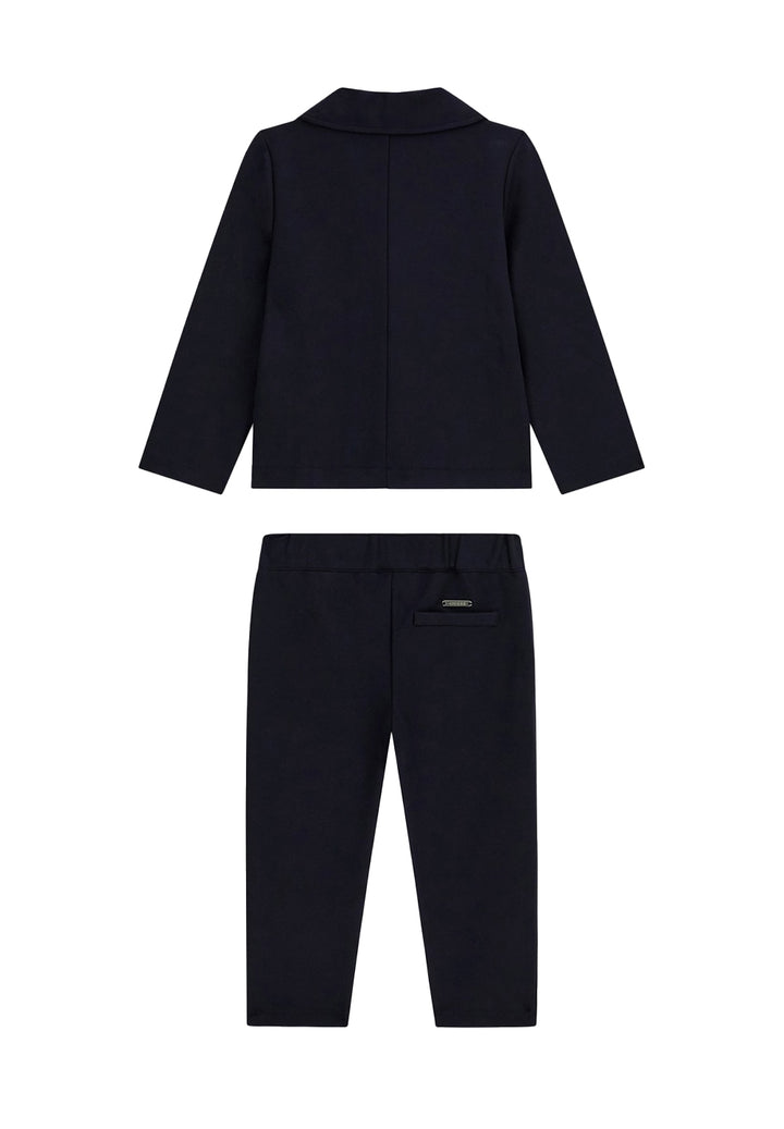 Completo elegante blu per bambino