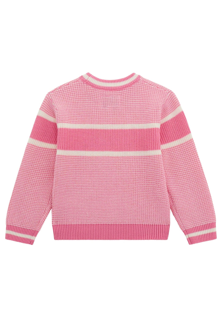 Maglione rosa per bambina