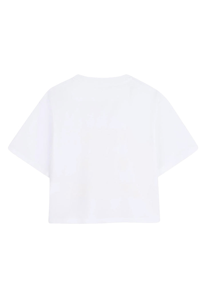 T-shirt bianca per bambina